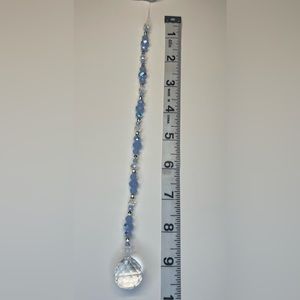 Small suncatcher/ car hanging. Made with glass beads